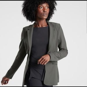 NWT Athleta interstellar blazer- green. Size 6.